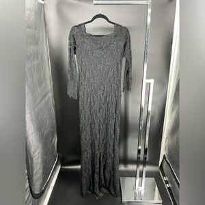 Elegant Black Lace Dress